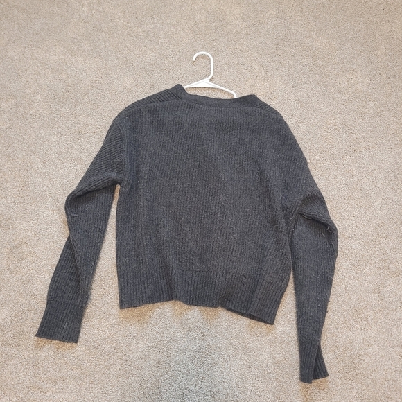 Patagonia Womens Recycled Wool Blend Button Up Dark Grey Cardigan Sweater Size S - Picture 8 of 8